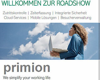 Einladung zur Primion Roadshow München 2024