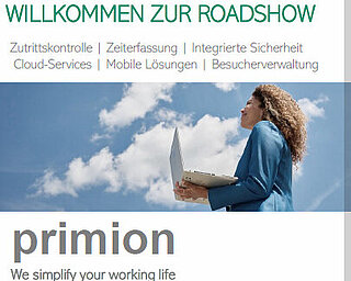 Invitation to Primion Roadshow in Munich 2024