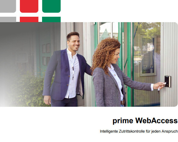 Brochure for the software prime WebAccess
