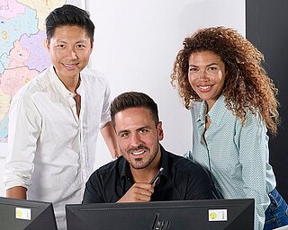 Team in the office