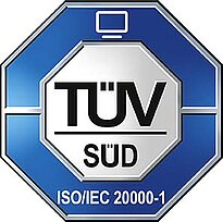 Logo of TÜV Süd ISO 20000-1