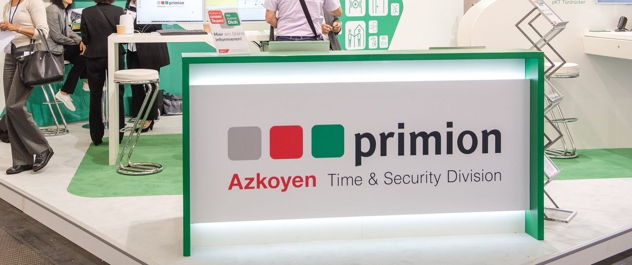 primion booth ath the SecurityExpo Munich 20222